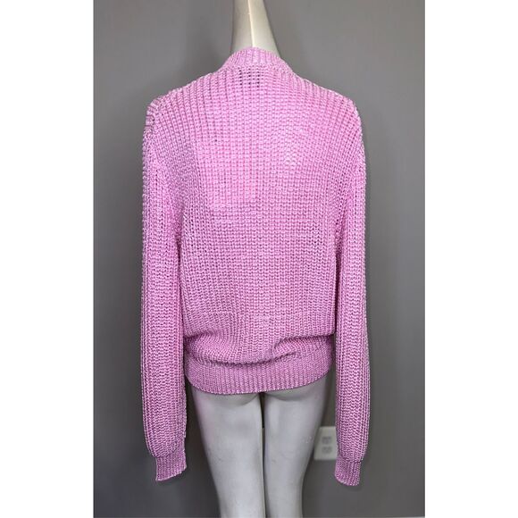 Isabel Marant Chunky Knit Crew Neck Yandra Pullover Sweater Pink US 6 $770 - Picture 7 of 11